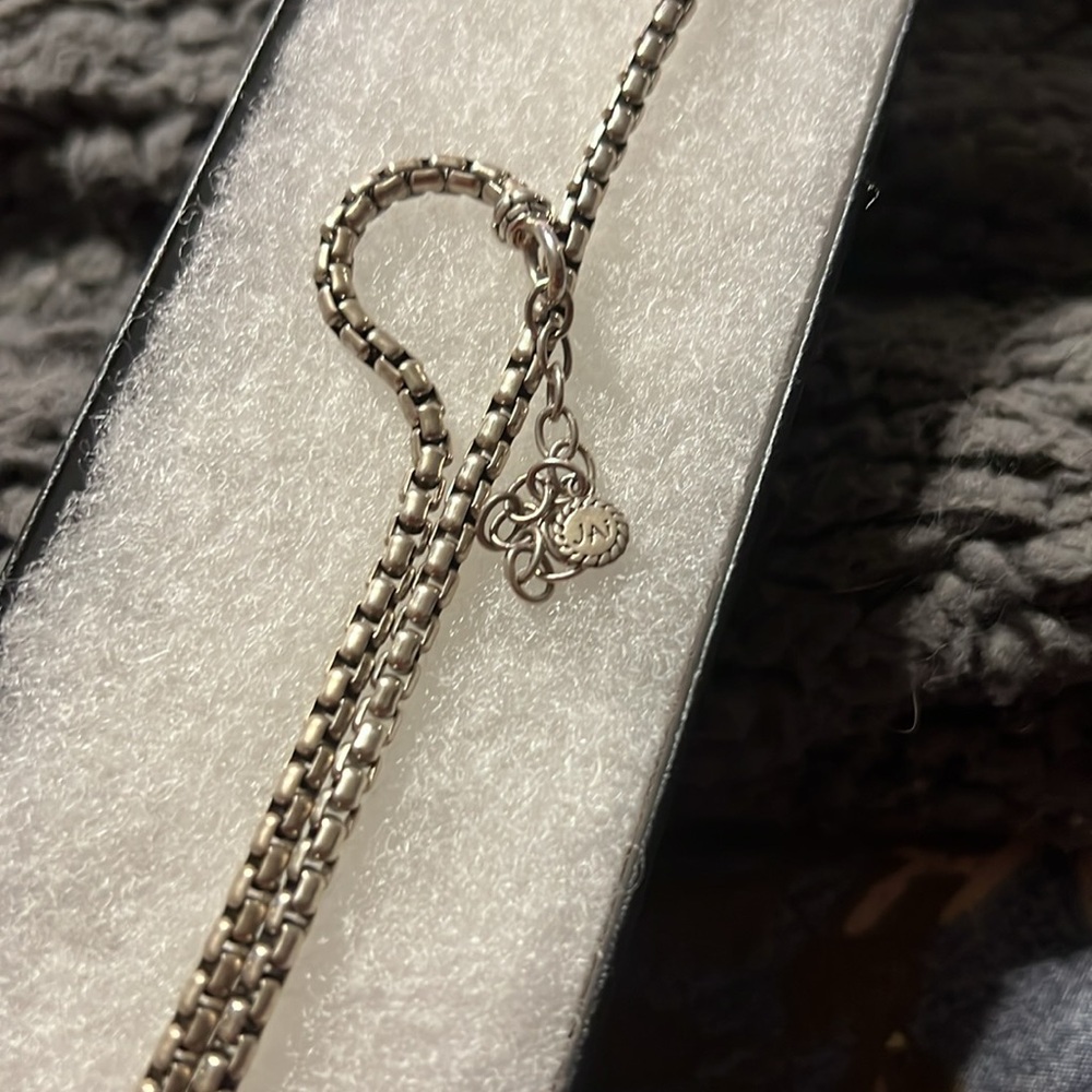 JAI Sterling Silver Black Spinel Necklace - Picture 5 of 5